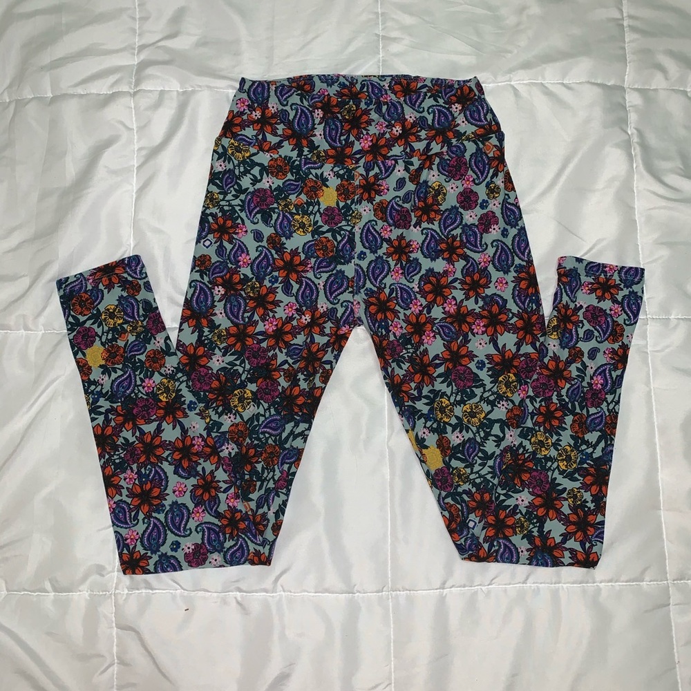 Floral Lularoe leggings
